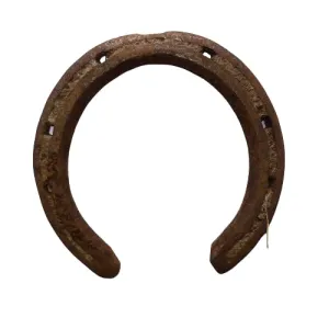 MJ STORE Black Metal Horse Shoe to Protect Your Home/Office from Evil Eyes (Brown)