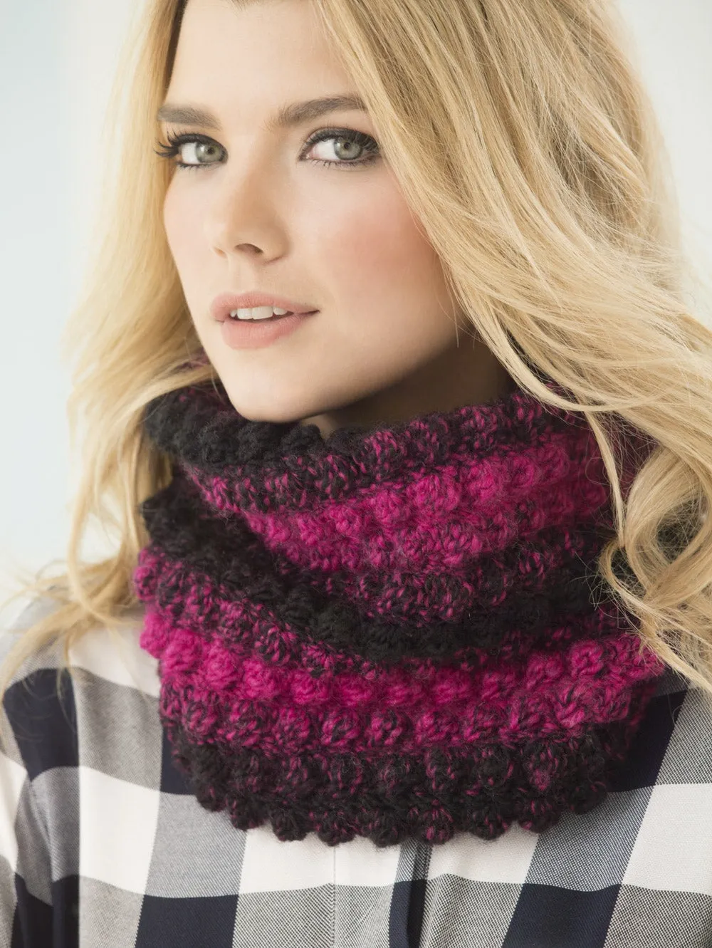 1 Ball Bobble Cowl (Crochet)