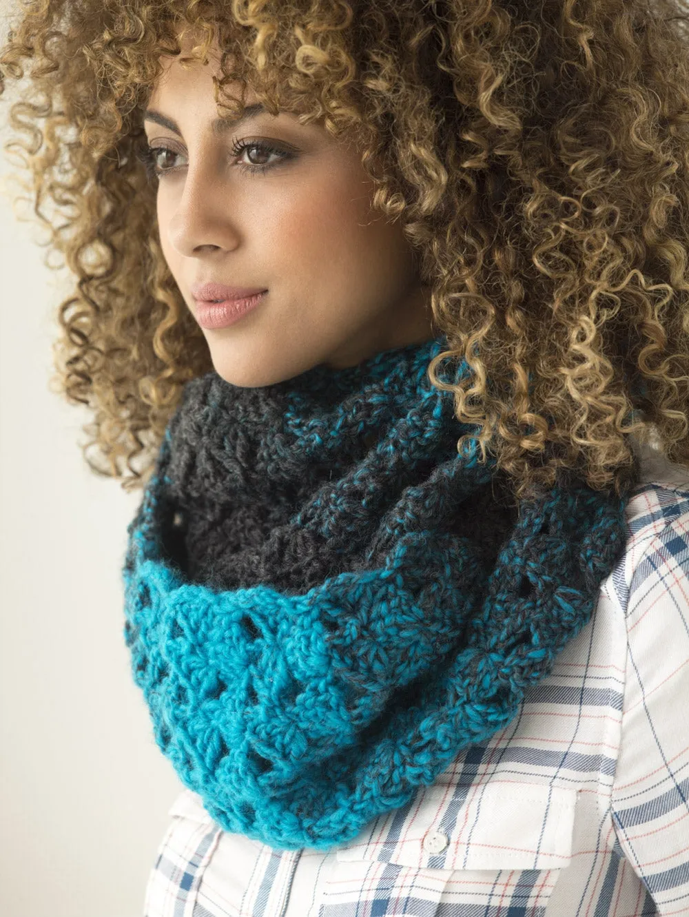 1 Ball Cowl (Crochet)