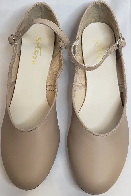 1.25" Meredith -- Mary Jane Ballroom Shoe -- Tan