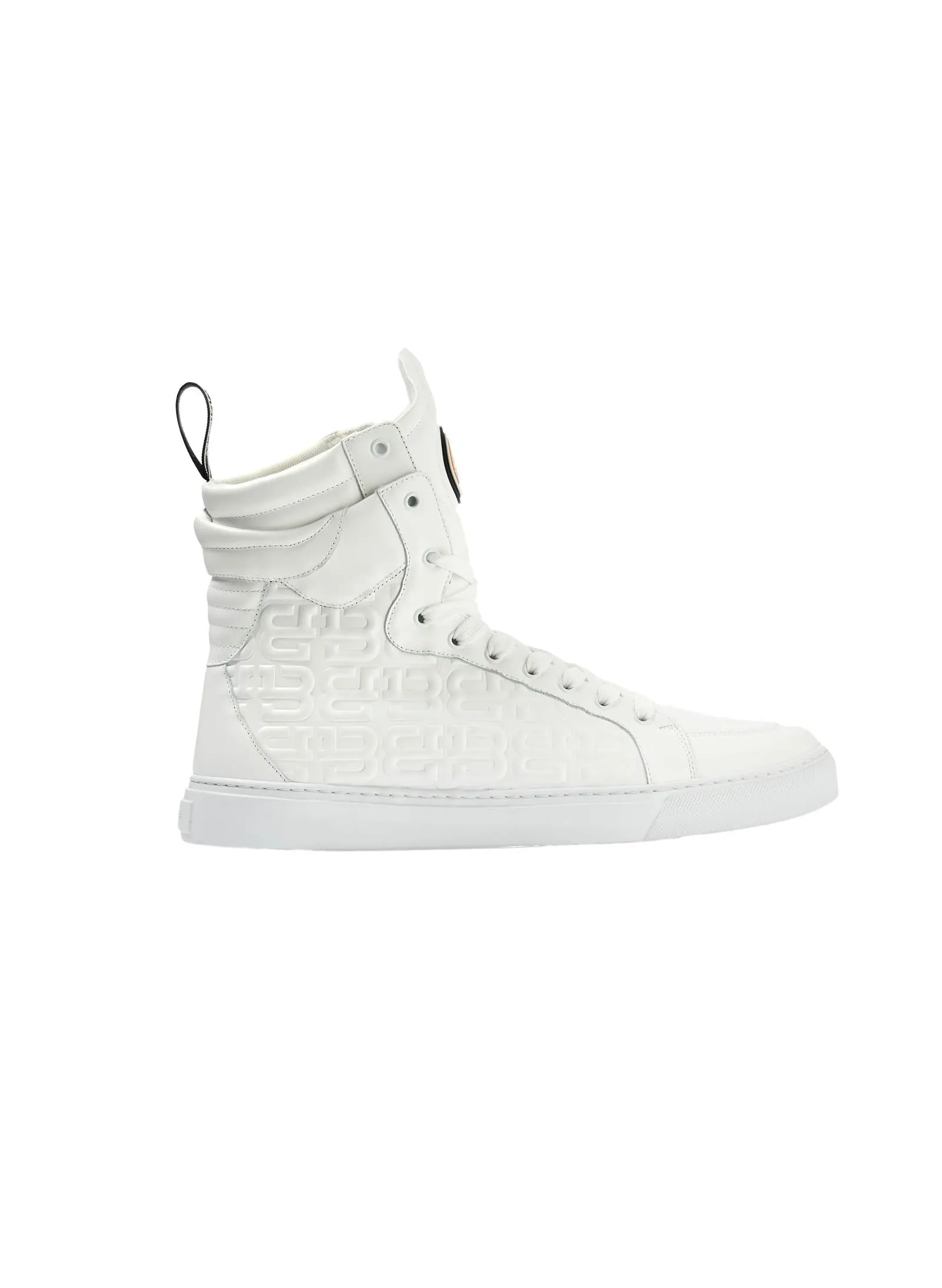 3D Logo White Sneakers Man