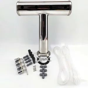 4 Tap T-Bar Brushed Stainless Font Kit (duotights, shanks, handles, EVABarrier)