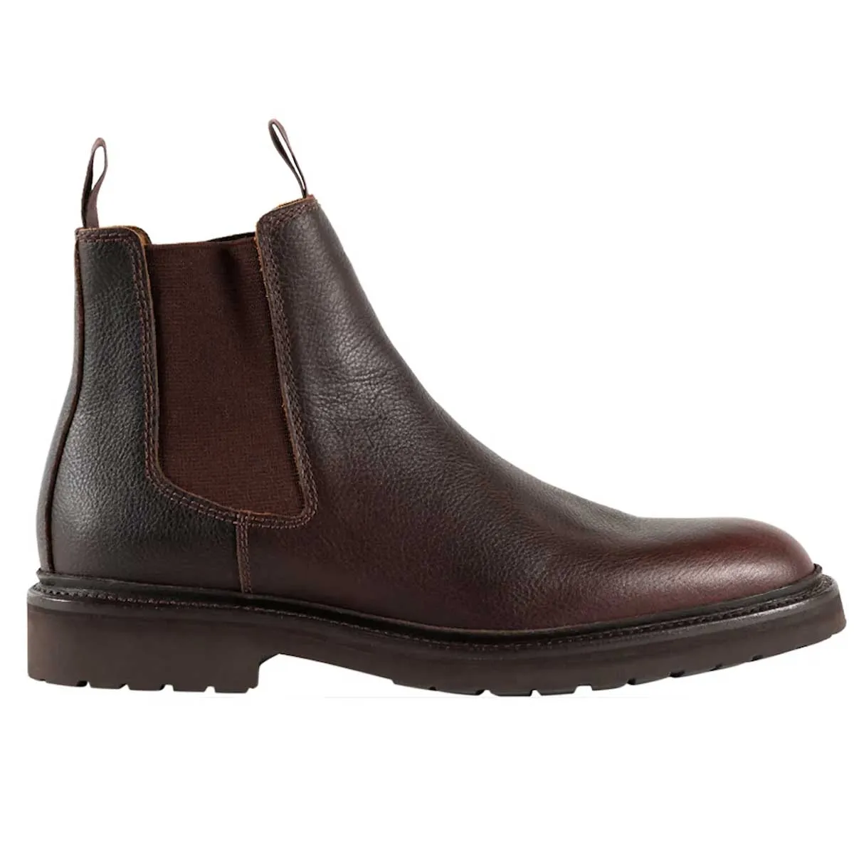 40% OFF BARKER Camborne Xtra Lite Chelsea Boots - Mens - Brown Grain Pull Up - Size UK 8