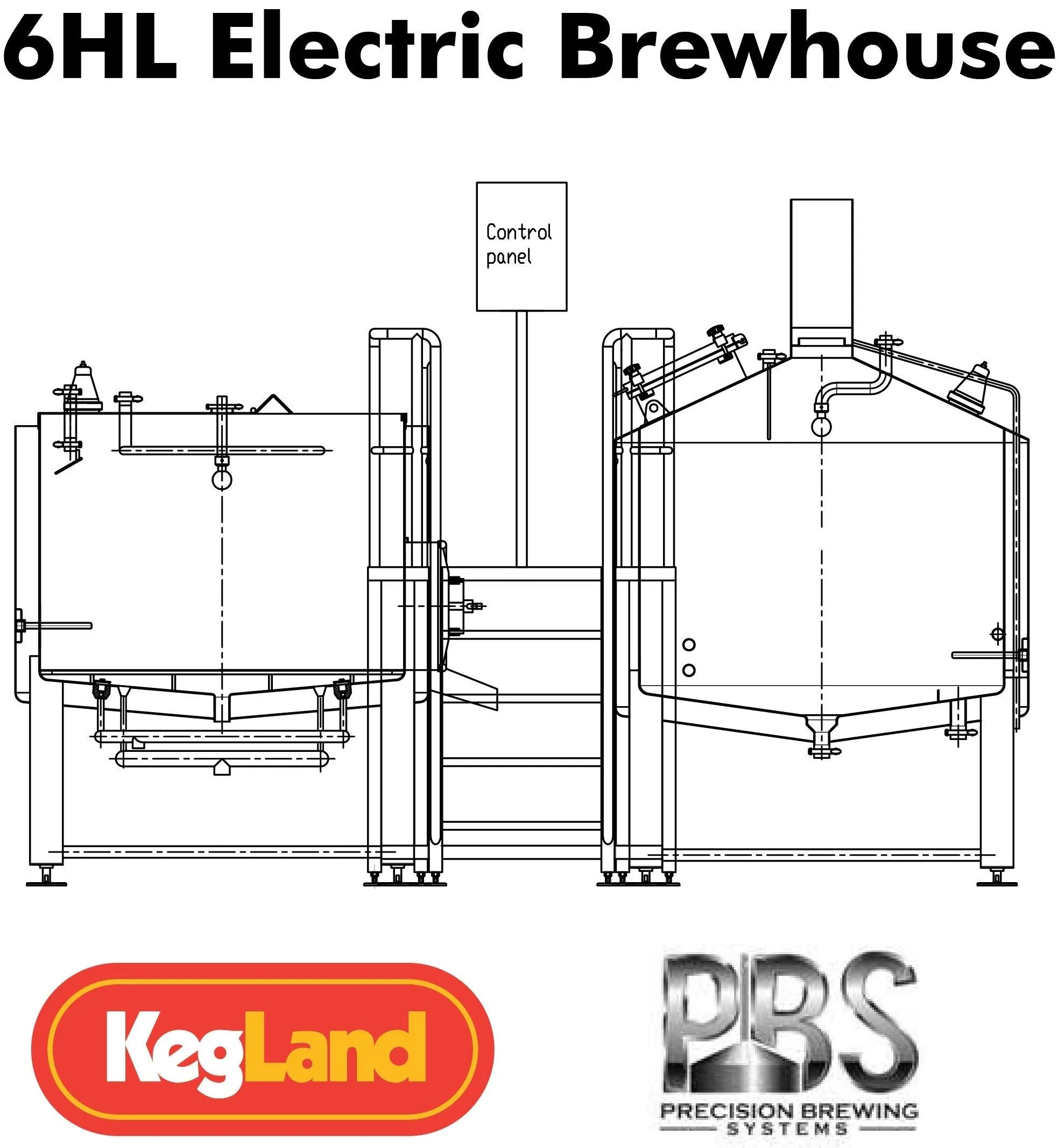 600L (6HL) Brewhouse