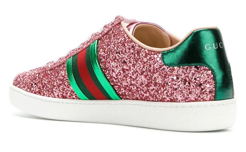 Ace Glitter Sneakers - Pink or Silver