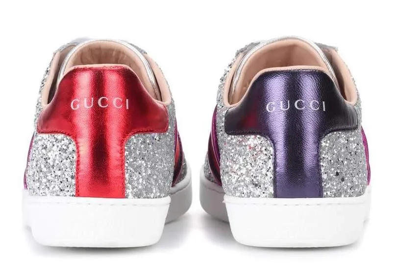 Ace Glitter Sneakers - Pink or Silver