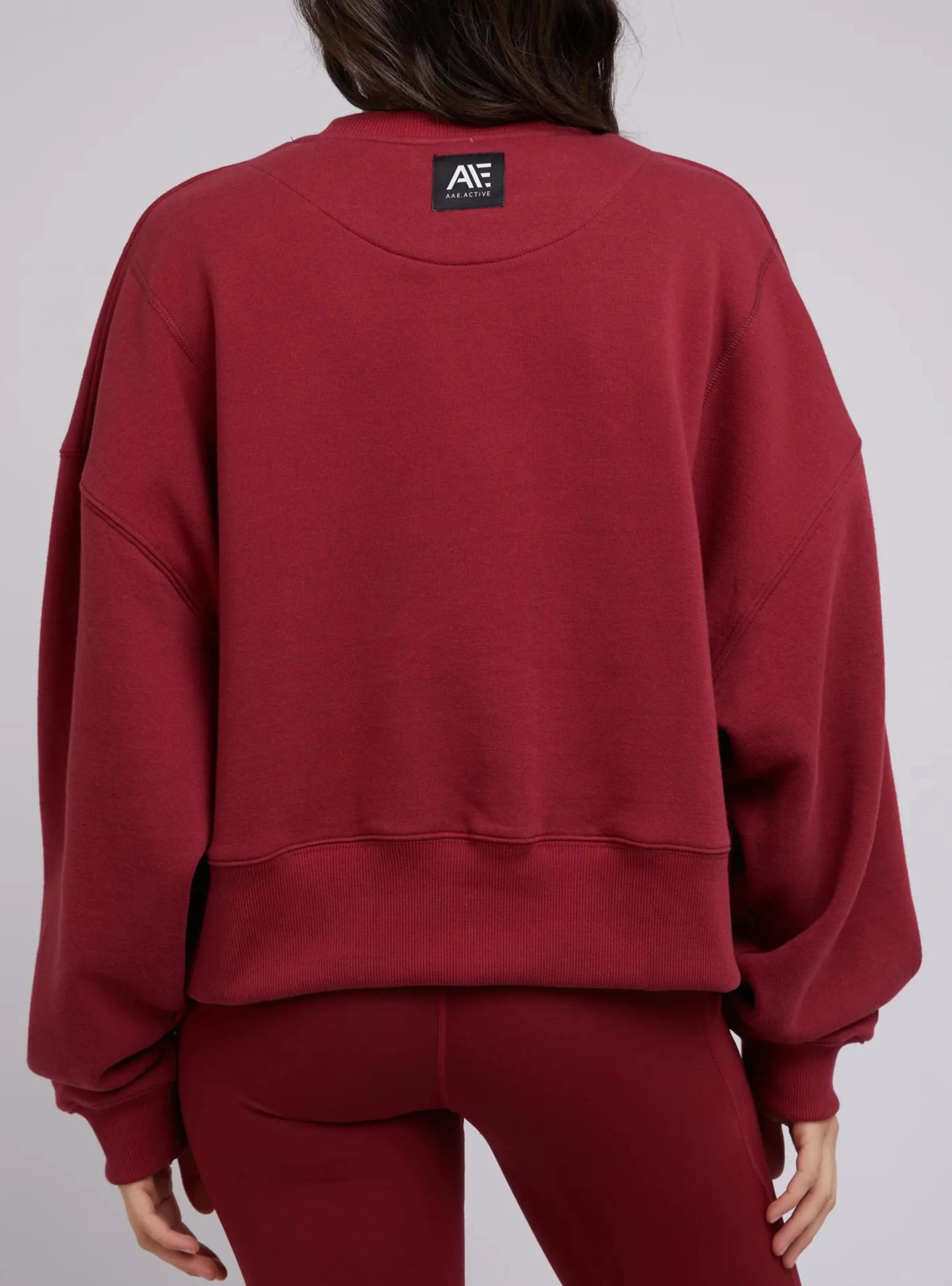 ACTIVE TONAL SWEATER - Port