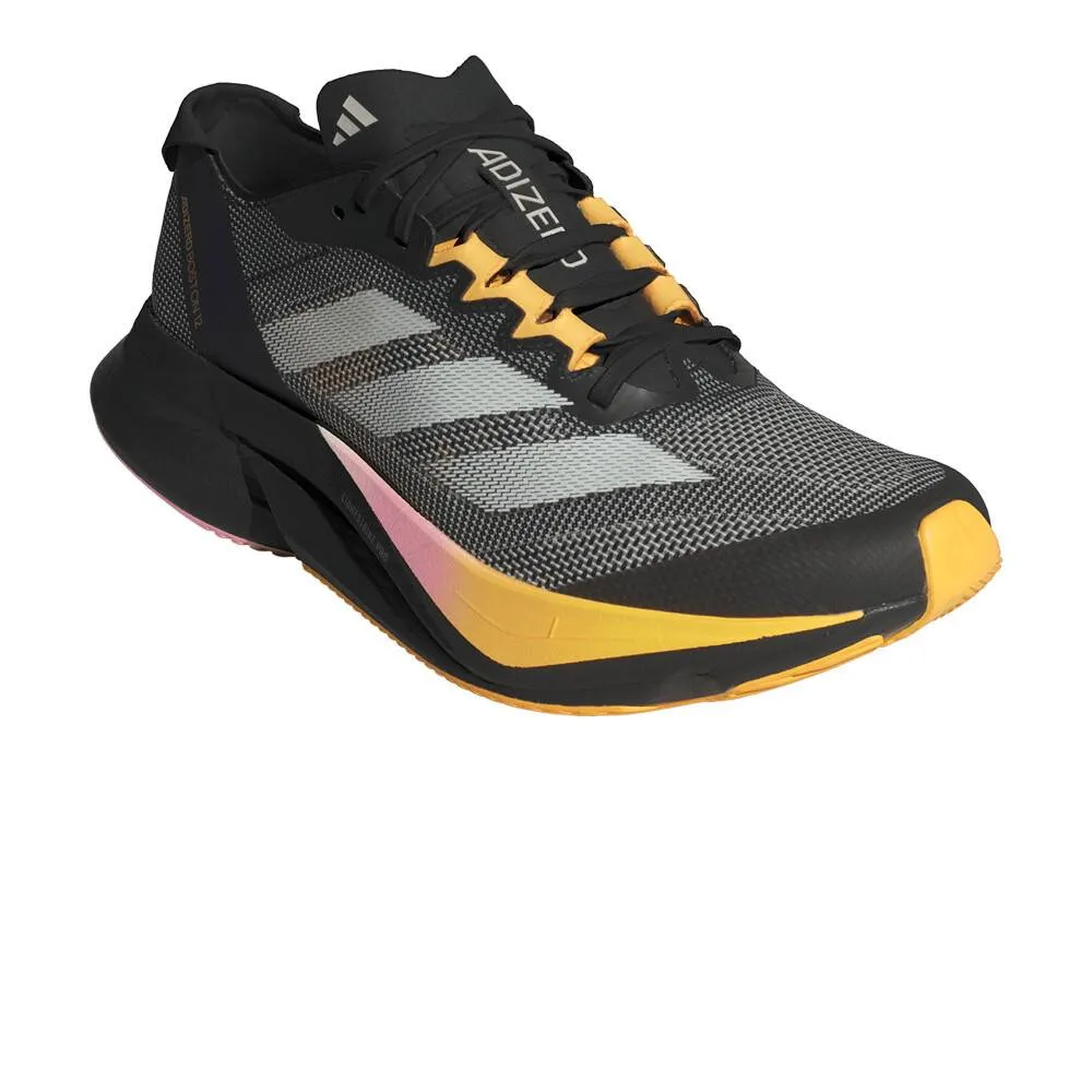 Adidas Adizero Boston 12 (Womens) - Core Black/Zero Metalic/Spark