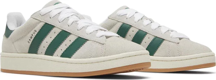 ADIDAS CAMPUS 00S CRYSTAL WHITE DARK GREEN (WOMEN'S)