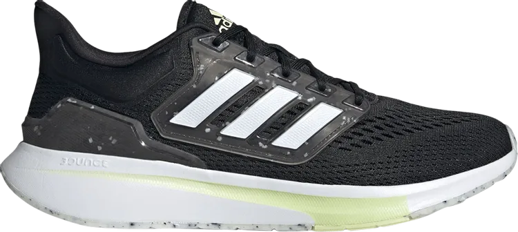 Adidas EQ21 Run 'Black Almost Lime' Sneakers, black