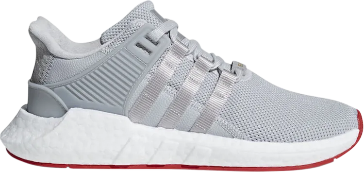 Adidas EQT Support 93/17 'Red Carpet' sneakers, silver