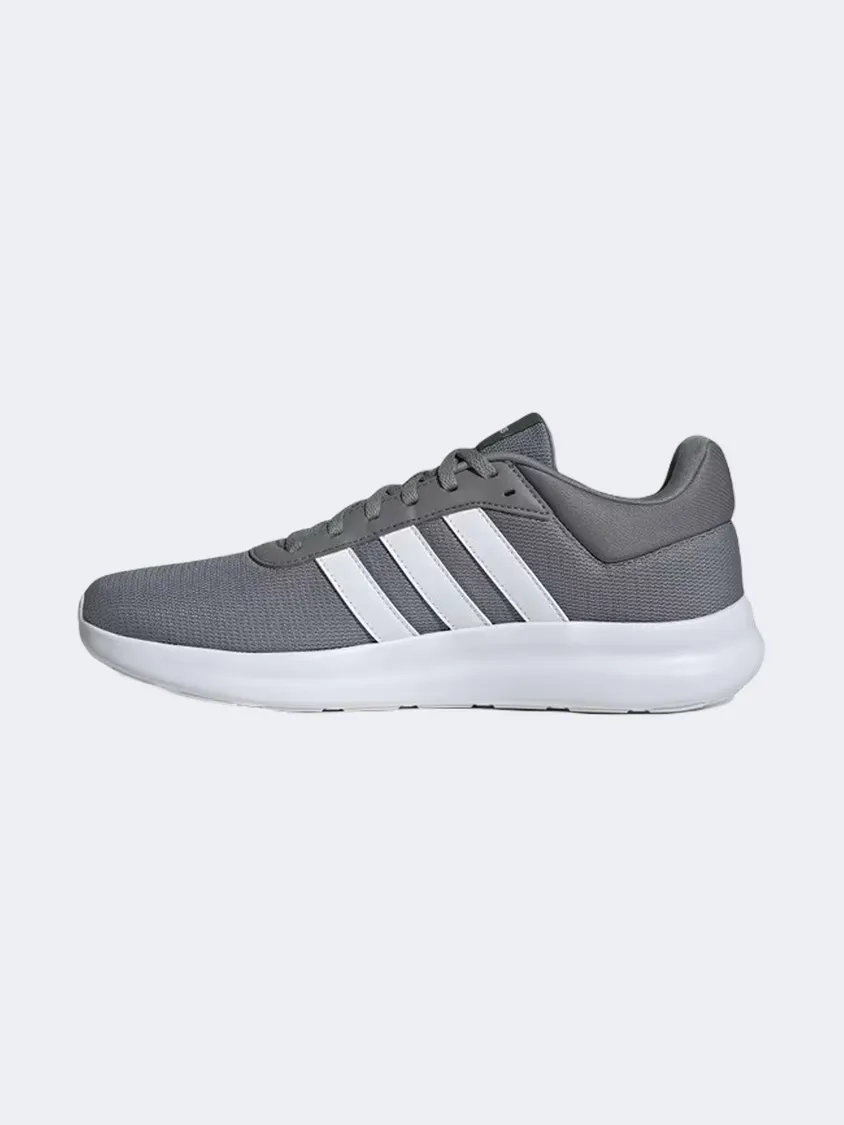 Adidas Lite Racer 4 Men Sportswear Shoes Grey/White