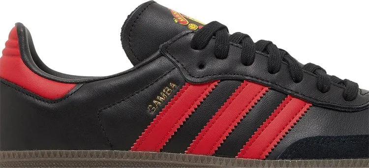 Adidas Manchester United x Samba Team 'Black Real Red' sneakers, black