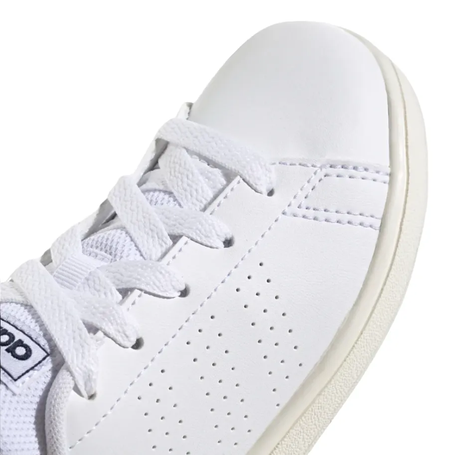 Adidas sneakers unisex da ragazzi Advantage Lifestyle Court Lace K GW6487 white-ink