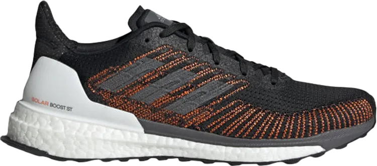 Adidas Solar Boost ST 19 'Black Solar Orange' sneakers, orange