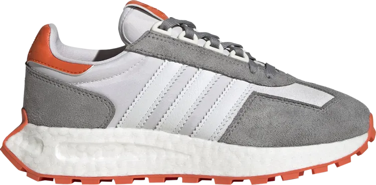 Adidas Wmns Retropy E5 'Dash Gray Impact Orange' sneakers, gray