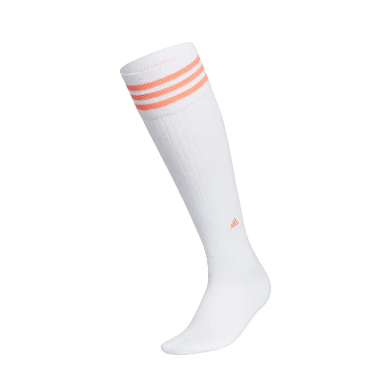 ADIDAS Women's Knee Socks (White/Coral)