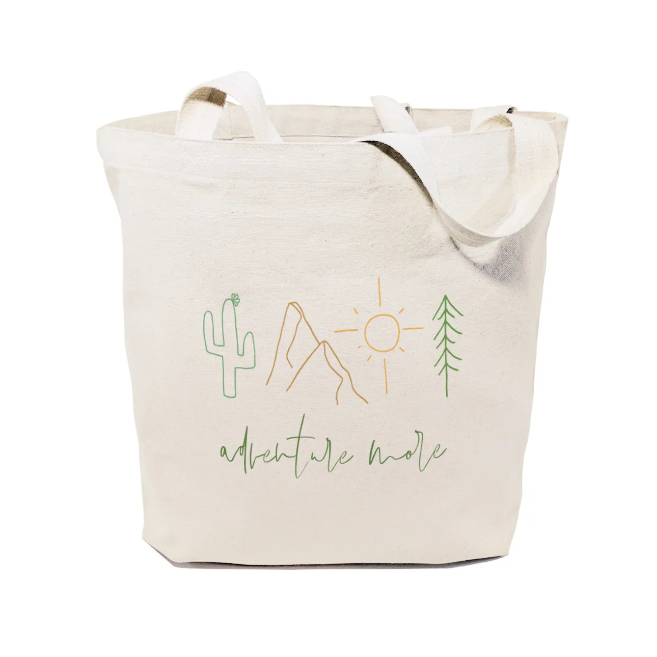 Adventure More Cotton Canvas Tote Bag by The Cotton & Canvas Co.