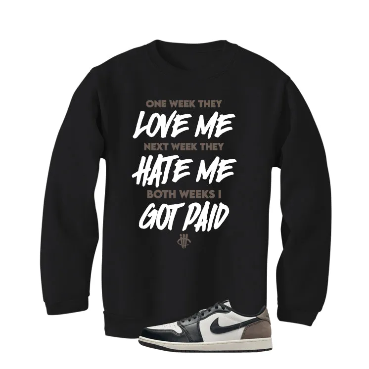 Air Jordan 1 Low OG Mocha Black T-Shirt (Paid)| illcurrency