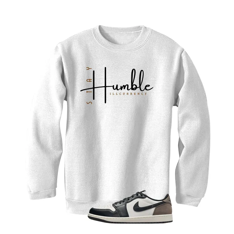 Air Jordan 1 Low OG Mocha White T-Shirt (Stay Humble)| illcurrency