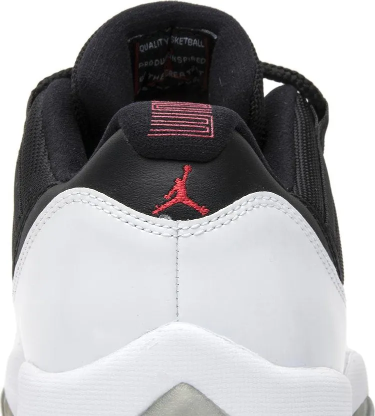 Air Jordan 11 Retro Low Tuxedo Sneakers, White