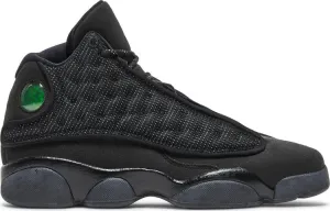 Air Jordan 13 Retro BG Black Cat Sneakers, black