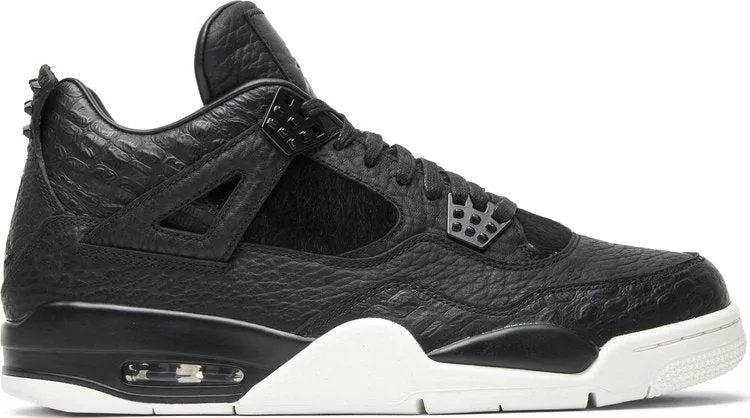 Air Jordan 4 Retro PRM Pinnacle Sneakers, Black