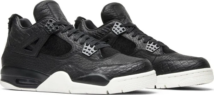 Air Jordan 4 Retro PRM Pinnacle Sneakers, Black