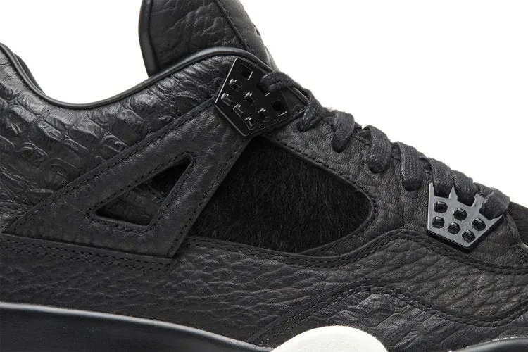 Air Jordan 4 Retro PRM Pinnacle Sneakers, Black