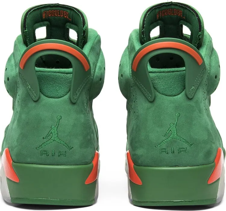 Air Jordan 6 Retro NRG Green Suede Gatorade sneakers, green