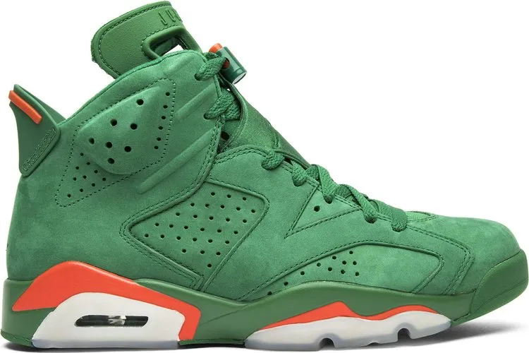 Air Jordan 6 Retro NRG Green Suede Gatorade sneakers, green