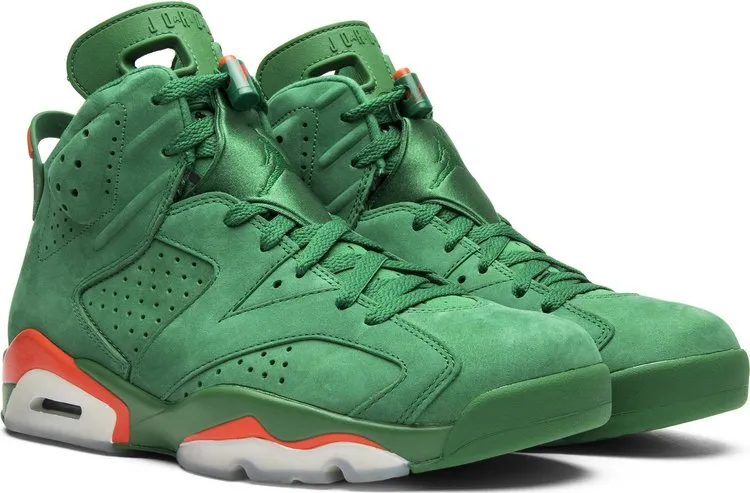 Air Jordan 6 Retro NRG Green Suede Gatorade sneakers, green