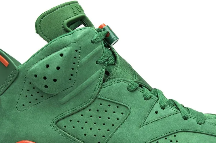 Air Jordan 6 Retro NRG Green Suede Gatorade sneakers, green