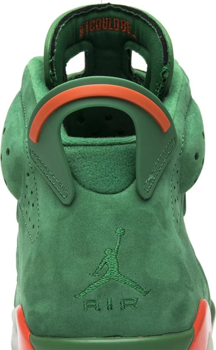 Air Jordan 6 Retro NRG Green Suede Gatorade sneakers, green