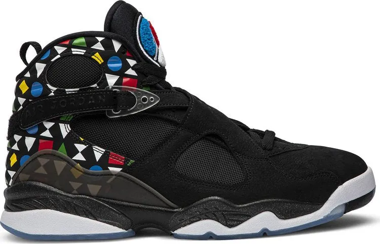 Air Jordan 8 Retro Quai 54 sneakers, black