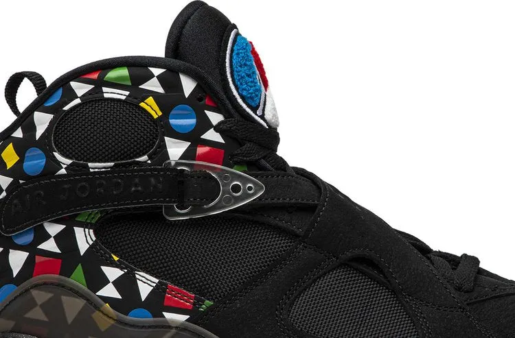 Air Jordan 8 Retro Quai 54 sneakers, black