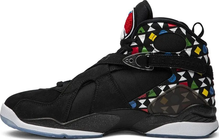 Air Jordan 8 Retro Quai 54 sneakers, black