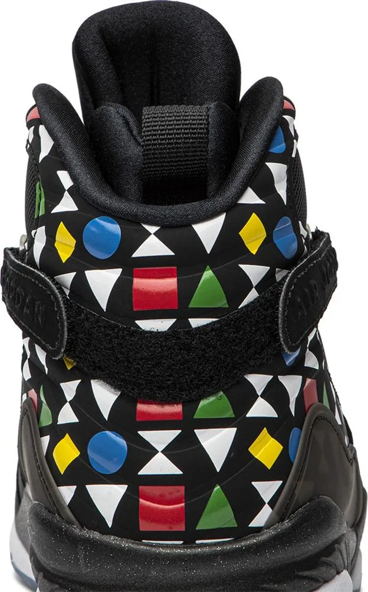 Air Jordan 8 Retro Quai 54 sneakers, black