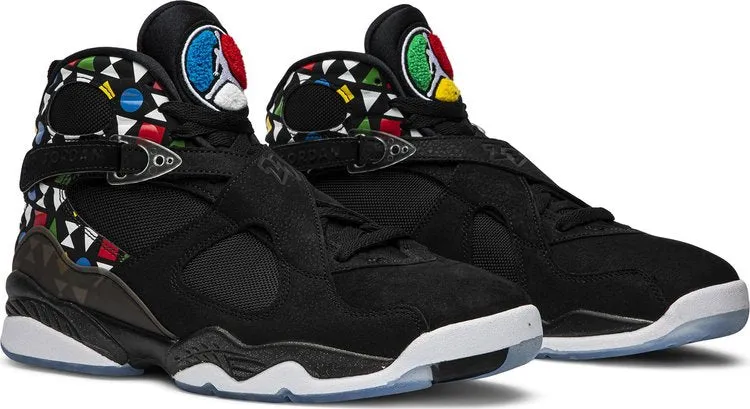 Air Jordan 8 Retro Quai 54 sneakers, black