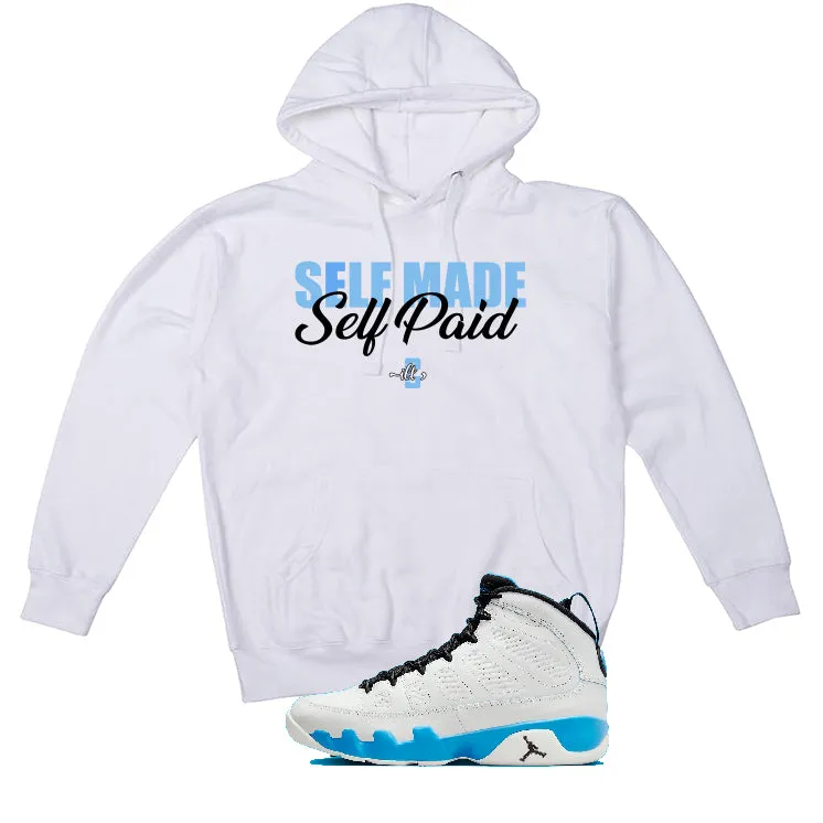 Air Jordan 9 “Powder Blue” | illcurrency White T-Shirt (Self Made Self Paid)