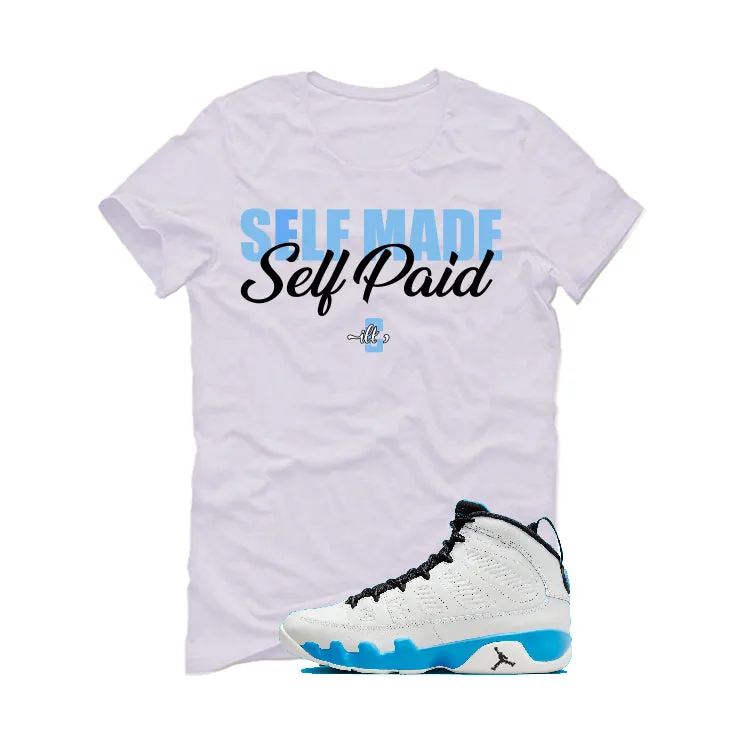 Air Jordan 9 “Powder Blue” | illcurrency White T-Shirt (Self Made Self Paid)