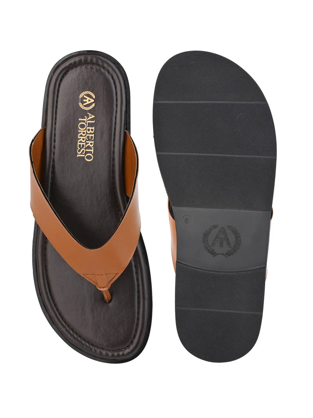 Alberto Torresi Men Tan Outdoor Slippers