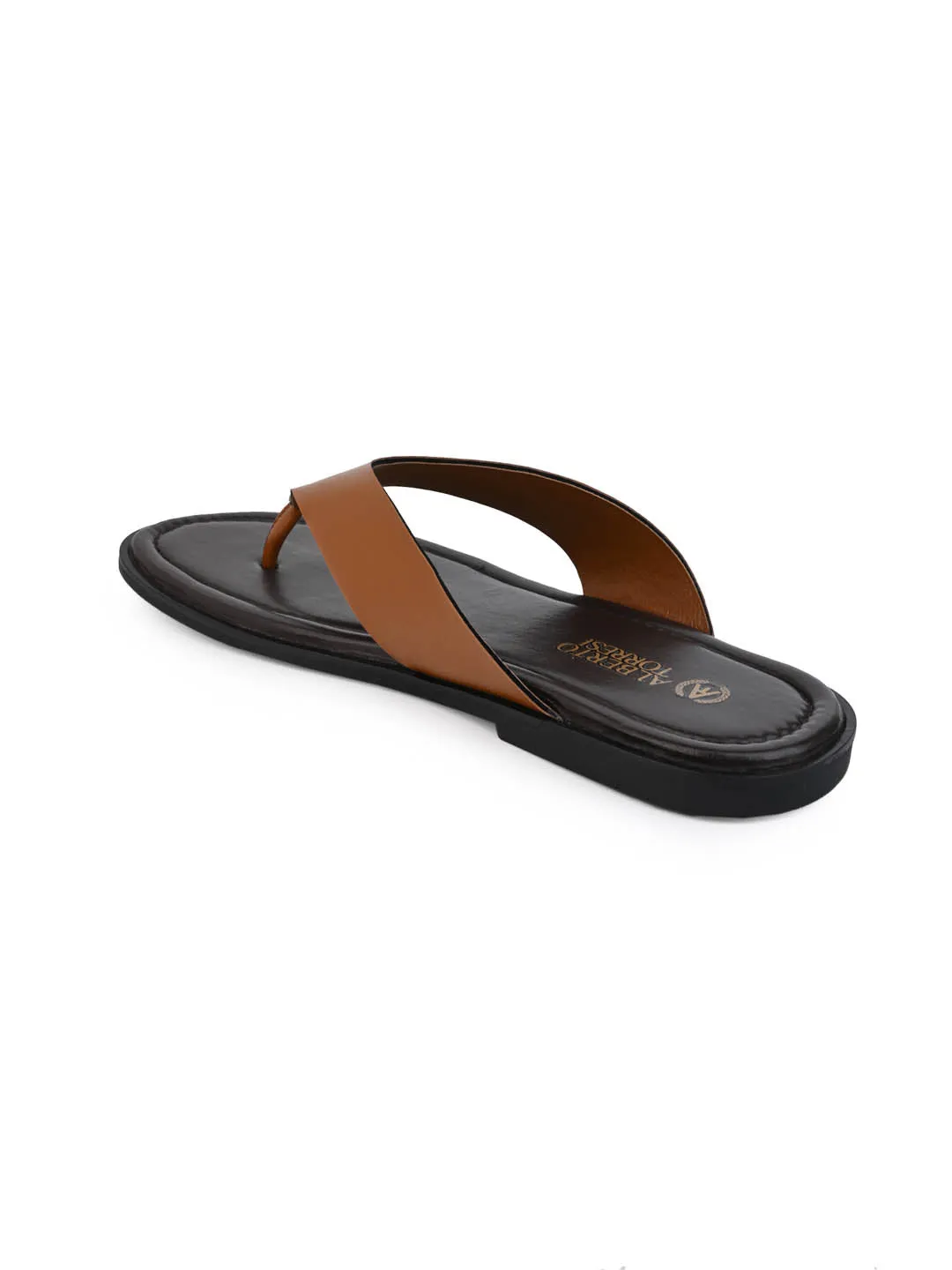 Alberto Torresi Men Tan Outdoor Slippers