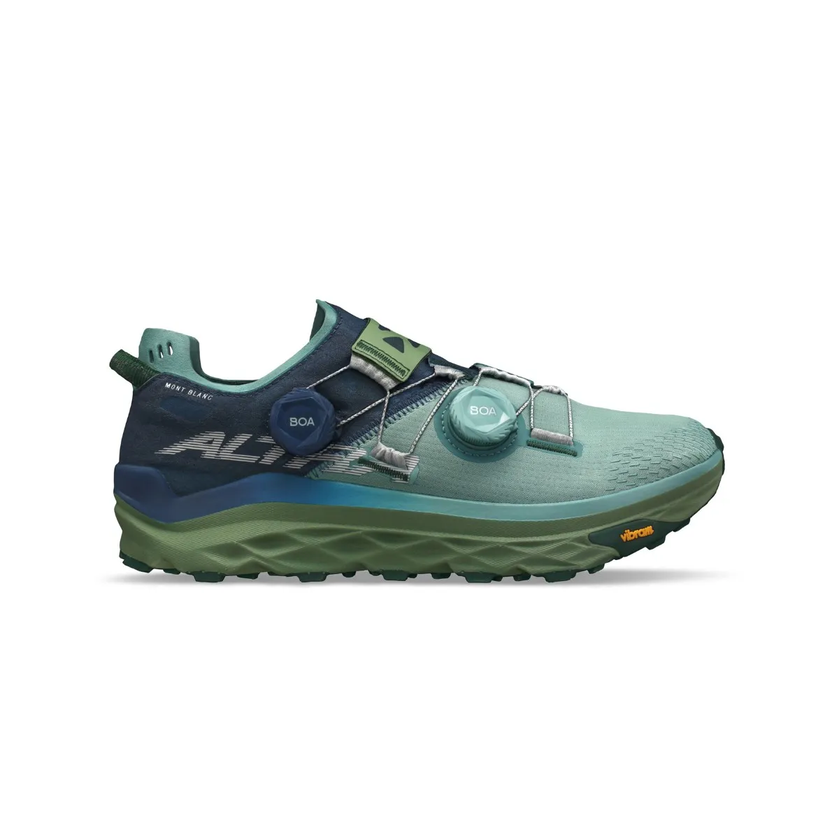 Altra Mont Blanc Boa Blue Green Shoes