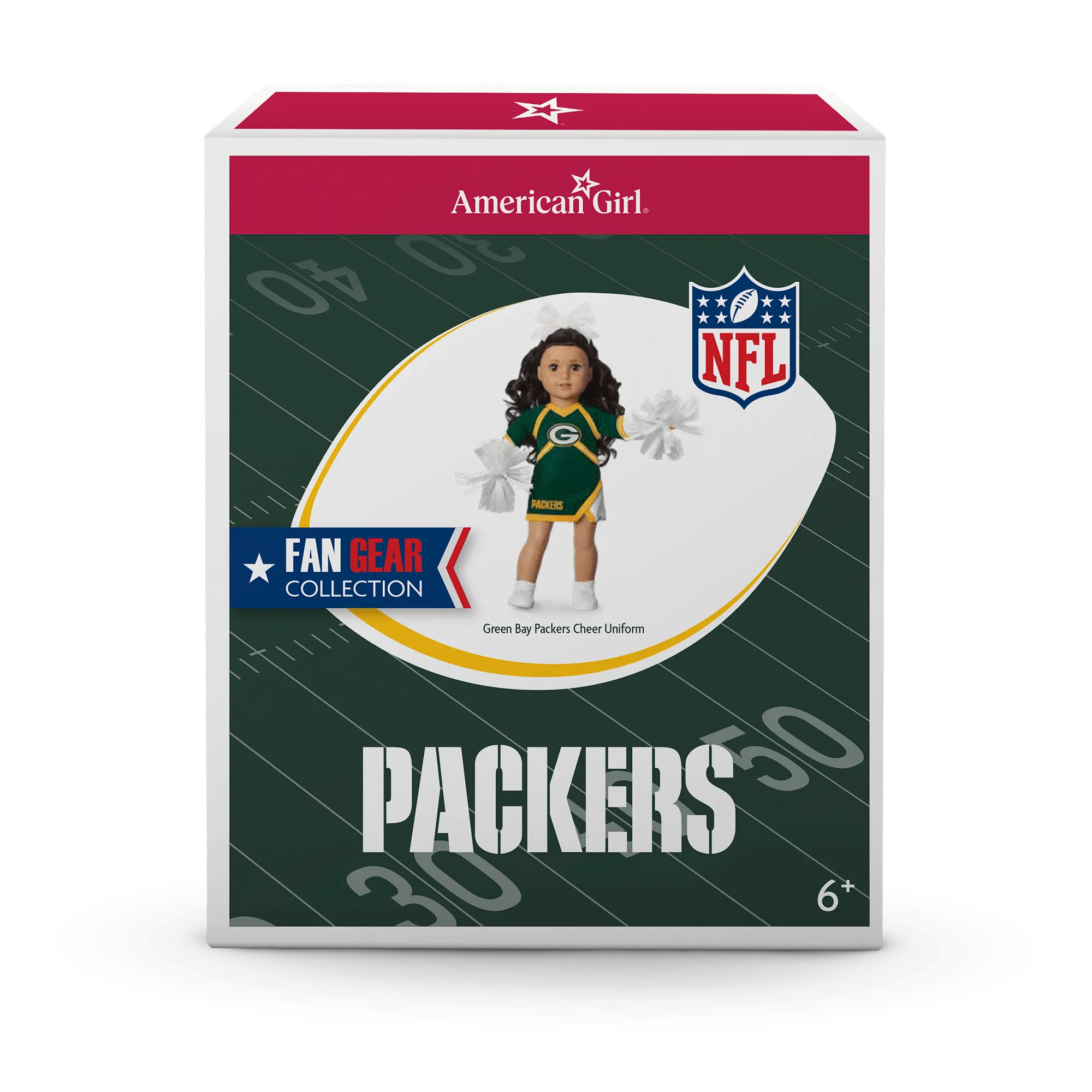 American Girl® x NFL Green Bay Packers Cheer Uniform for 18-inch Dolls