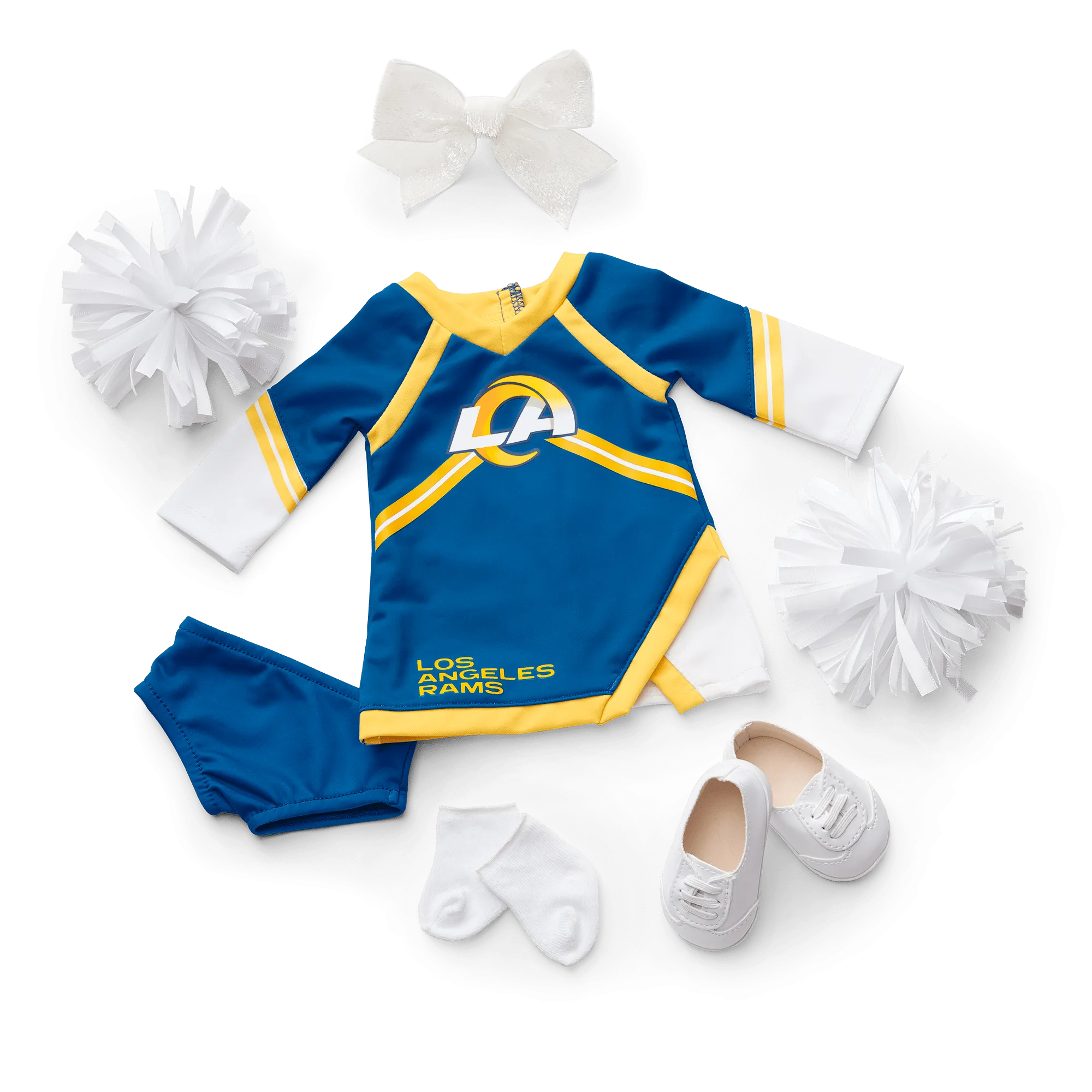 American Girl® x NFL Los Angeles Rams Cheer Uniform for 18-inch Dolls