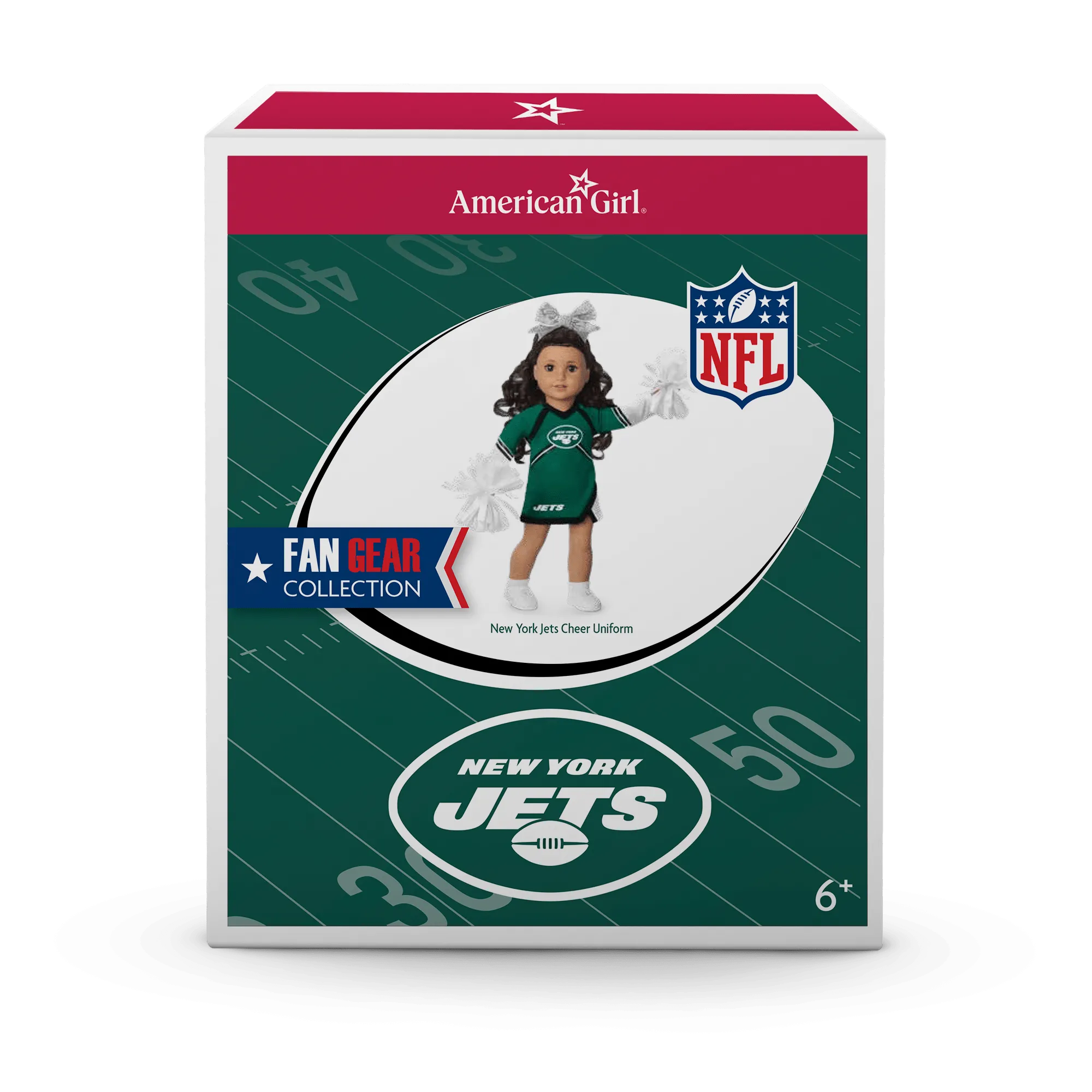 American Girl® x NFL New York Jets Cheer Uniform for 18-inch Dolls