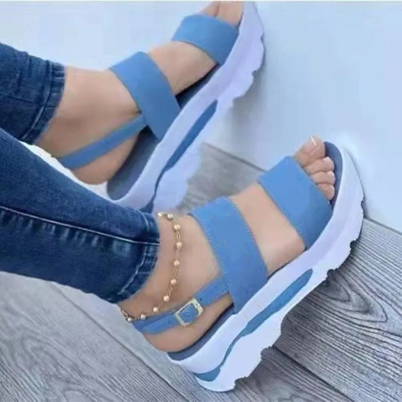 Amozae- Sandals Women 2024 New Platform Sandals Summer Shoes Women Heels Sandalias Mujer Lightweight Wedges Shoes Platform Heels Sandals