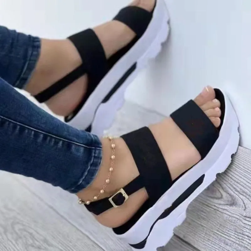 Amozae- Sandals Women 2024 New Platform Sandals Summer Shoes Women Heels Sandalias Mujer Lightweight Wedges Shoes Platform Heels Sandals