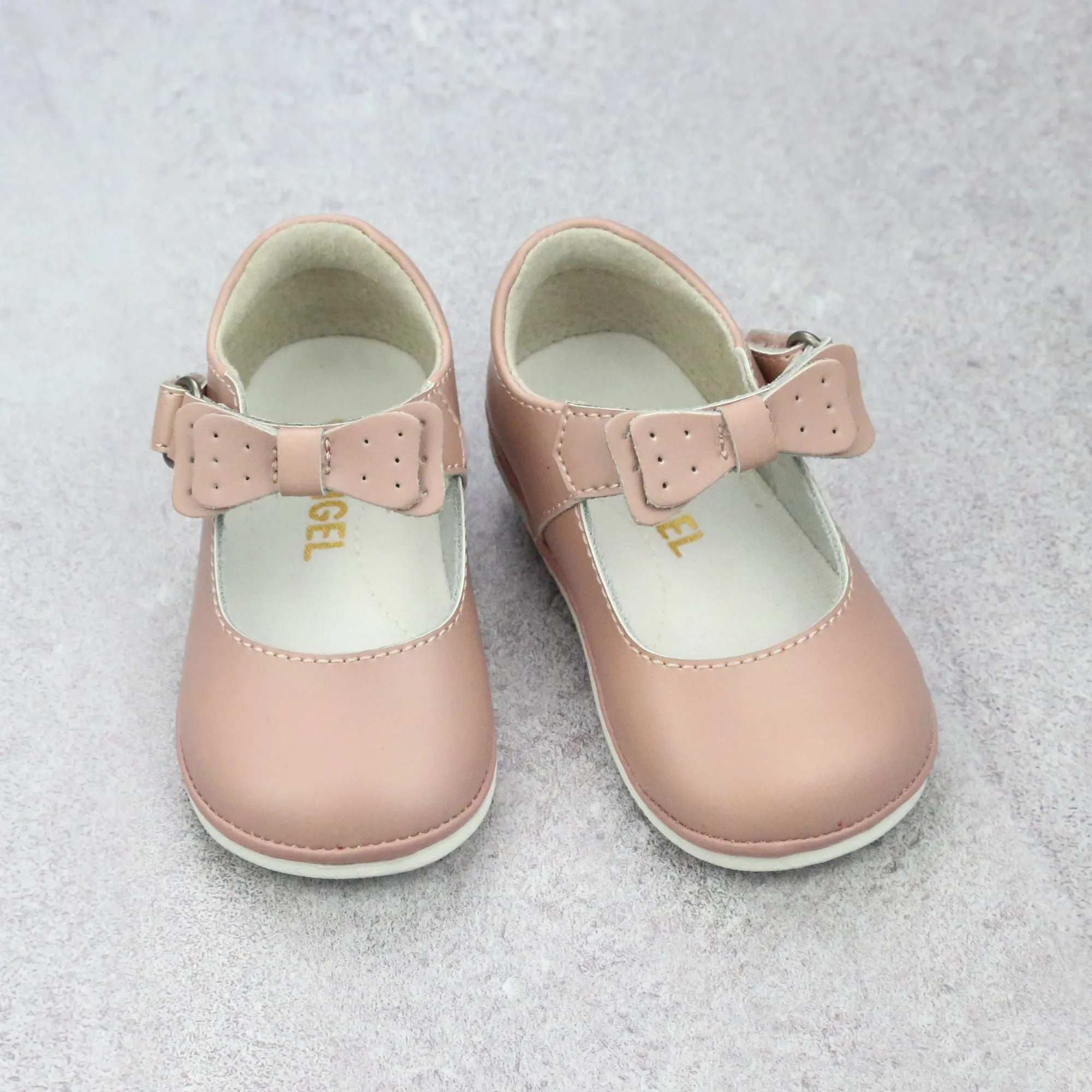 Angel Baby Girls Ava Bow Strap Mary Janes